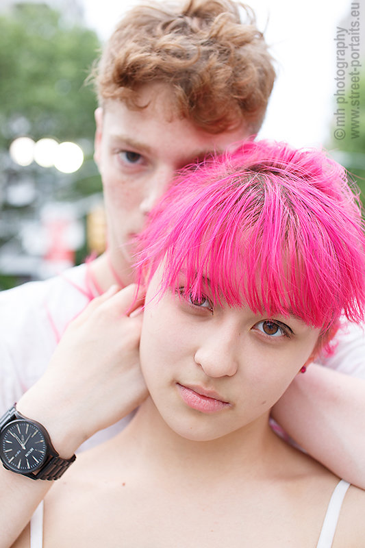 alexzandra and keenan dancers - washington square park nyc