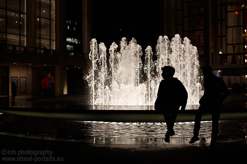 water contrast - josie robertson plaza lincoln center nyc